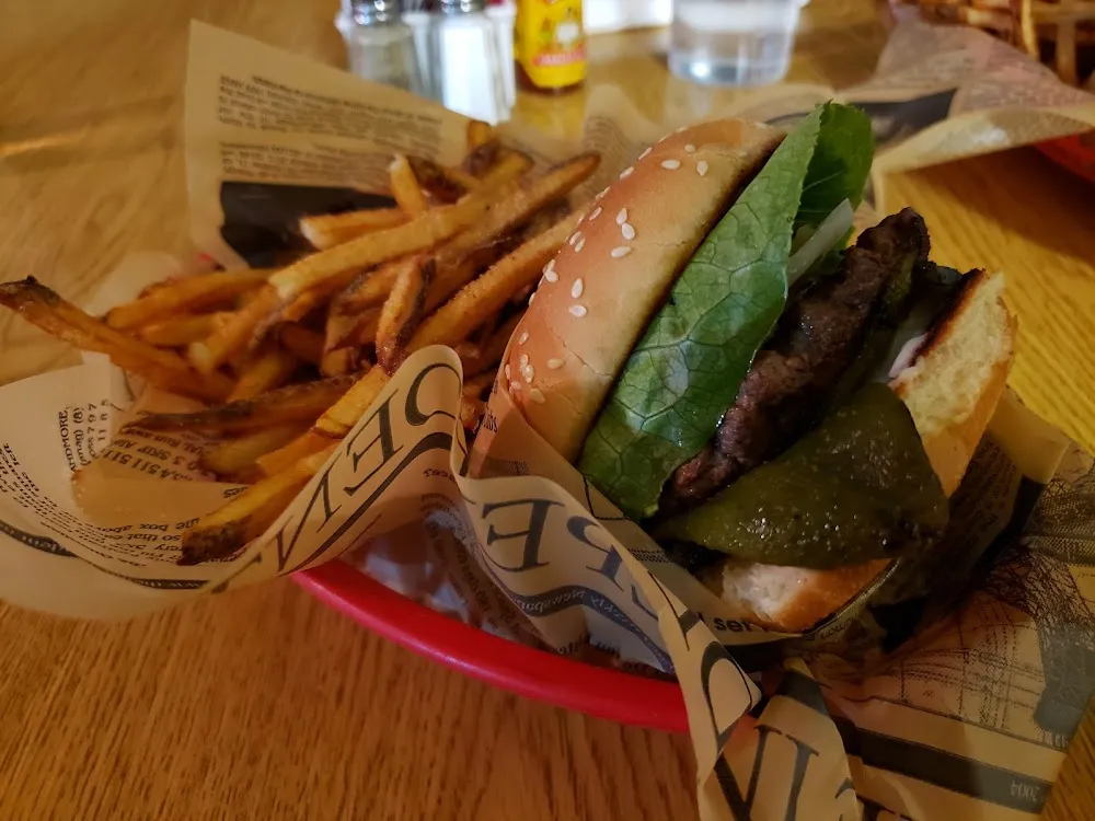 Green Chili Burger
